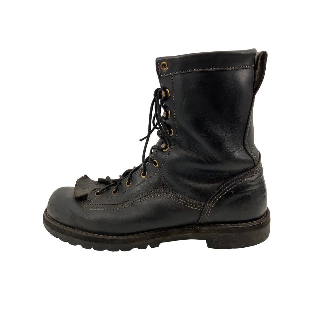 Danner Lace to Toe Work Boots Mens 11 Black Good Gore-Tex Vibram USA Made